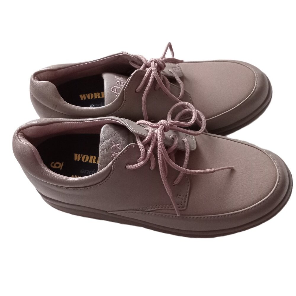 Women's Flexx Canfield P W Minor Leather Taupe Shoes Comfort Anti-Fatigue Size 6